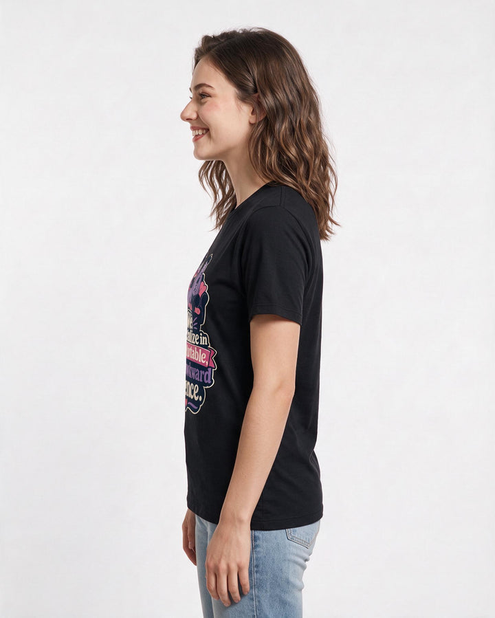 Funny Couples Women's Black T-Shirt – We specialize in comfortable, product image 2