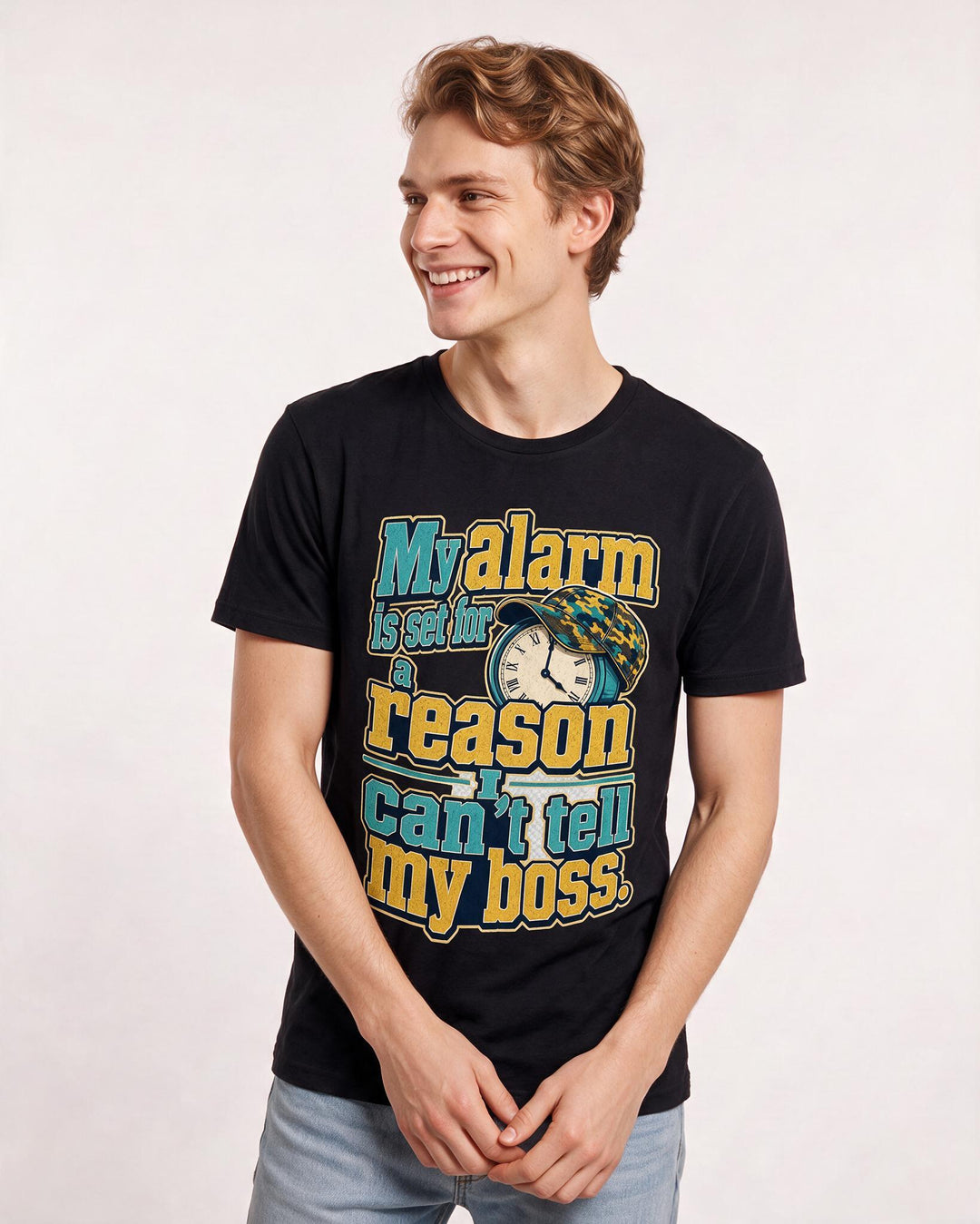 Hunting Black T-Shirt for Men – Everyday Expression Graphic Tee product image 3
