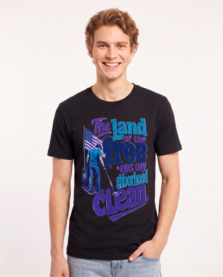 Patriotic Black T-Shirt for Men – Everyday Expression Graphic Tee product image 3