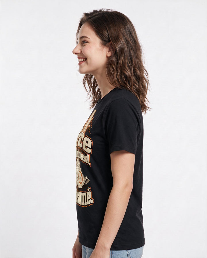 Christian Faith Black T-Shirt for Women – Everyday Expression Graphic Tee product image 2