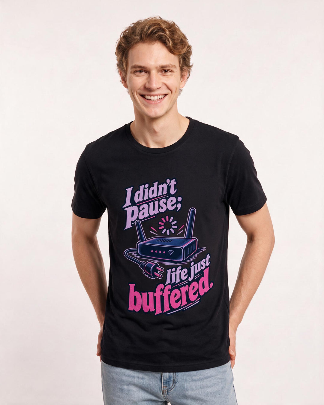 Gaming Black T-Shirt for Men – Game Night Graphic Tee product image 1