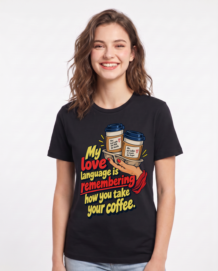 Grandparent Black T-Shirt for Women – Everyday Expression Graphic Tee product image 3