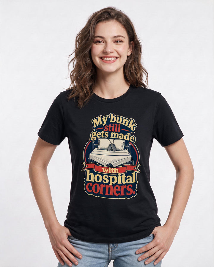 Veteran Black T-Shirt for Women – Everyday Expression Graphic Tee product image 1