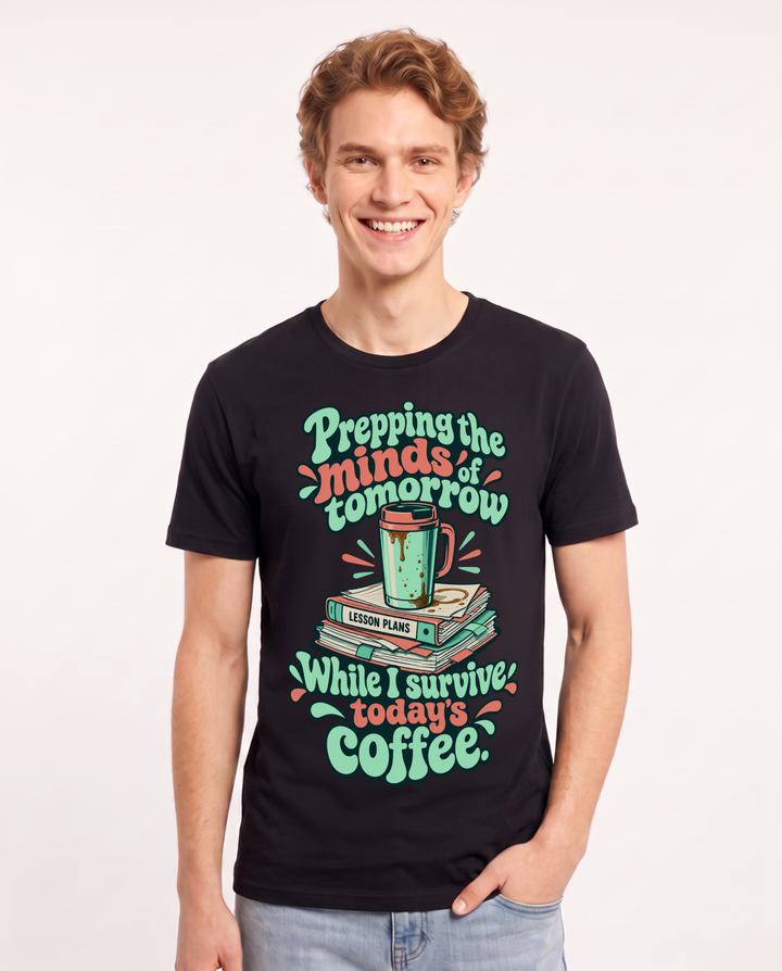 Teacher Black T-Shirt for Men – Everyday Expression Graphic Tee product image 3