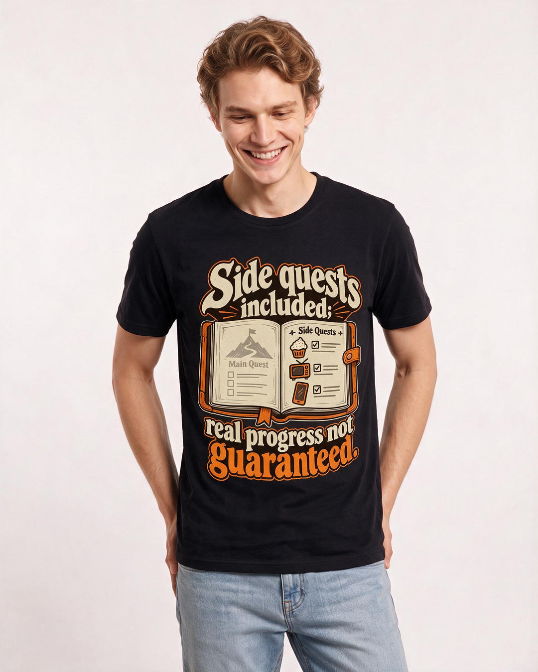Gaming Black T-Shirt for Men – Game Night Graphic Tee product image 1