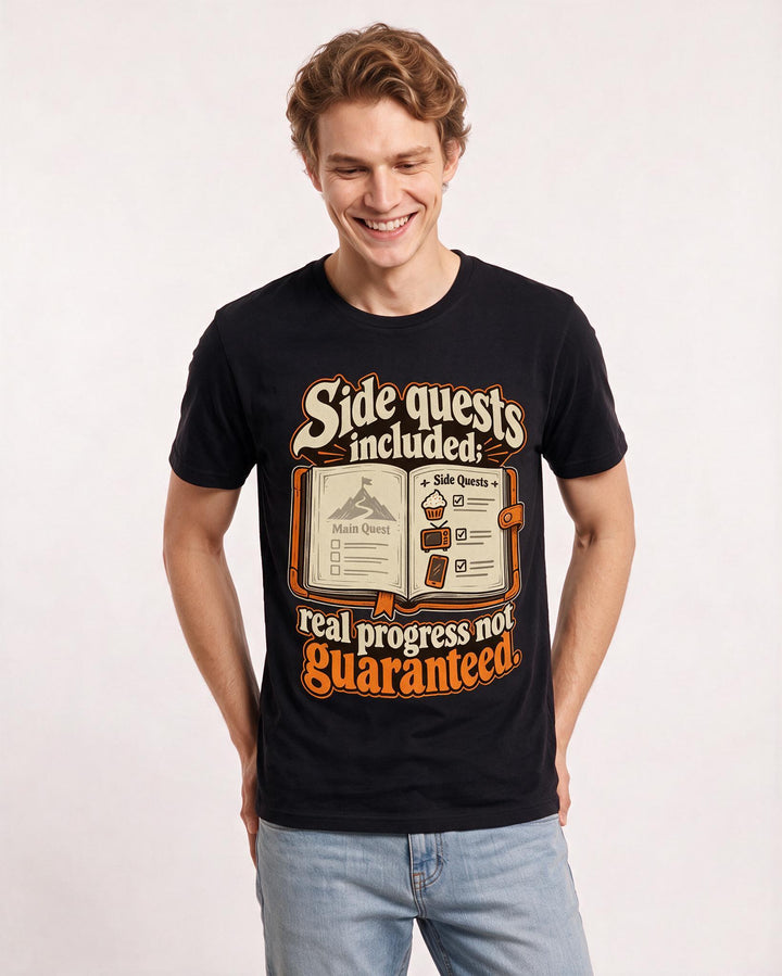 Gaming Black T-Shirt for Men – Game Night Graphic Tee product image 1
