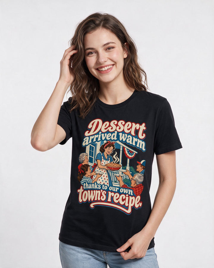 Patriotic Black T-Shirt for Women – Everyday Expression Graphic Tee product image 1