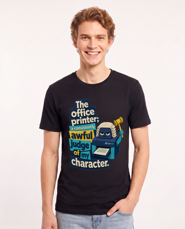 Meme Black T-Shirt for Men – Everyday Expression Graphic Tee product image 1