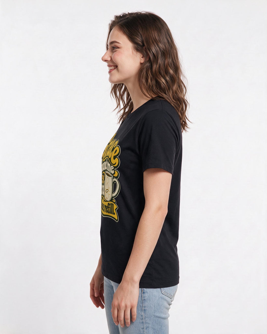 Christian Faith Black T-Shirt for Women – Everyday Expression Graphic Tee product image 2