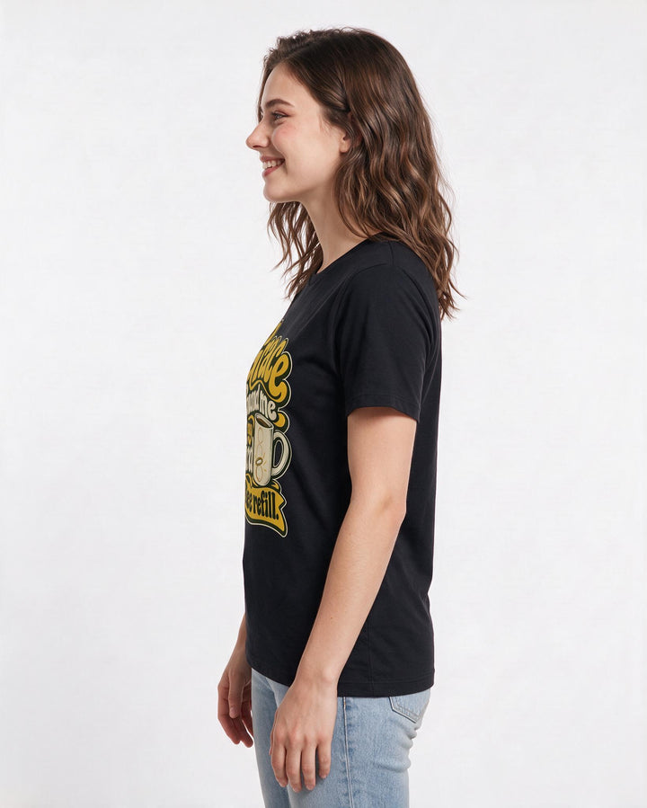 Christian Faith Black T-Shirt for Women – Everyday Expression Graphic Tee product image 2