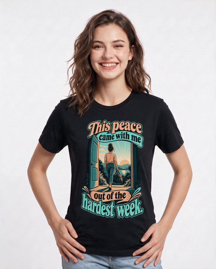 Christian Faith Black T-Shirt for Women – Everyday Expression Graphic Tee product image 1
