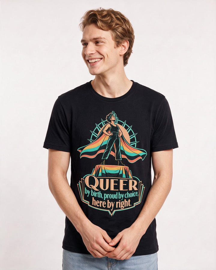 Pride Black T-Shirt for Men – Everyday Expression Graphic Tee product image 1