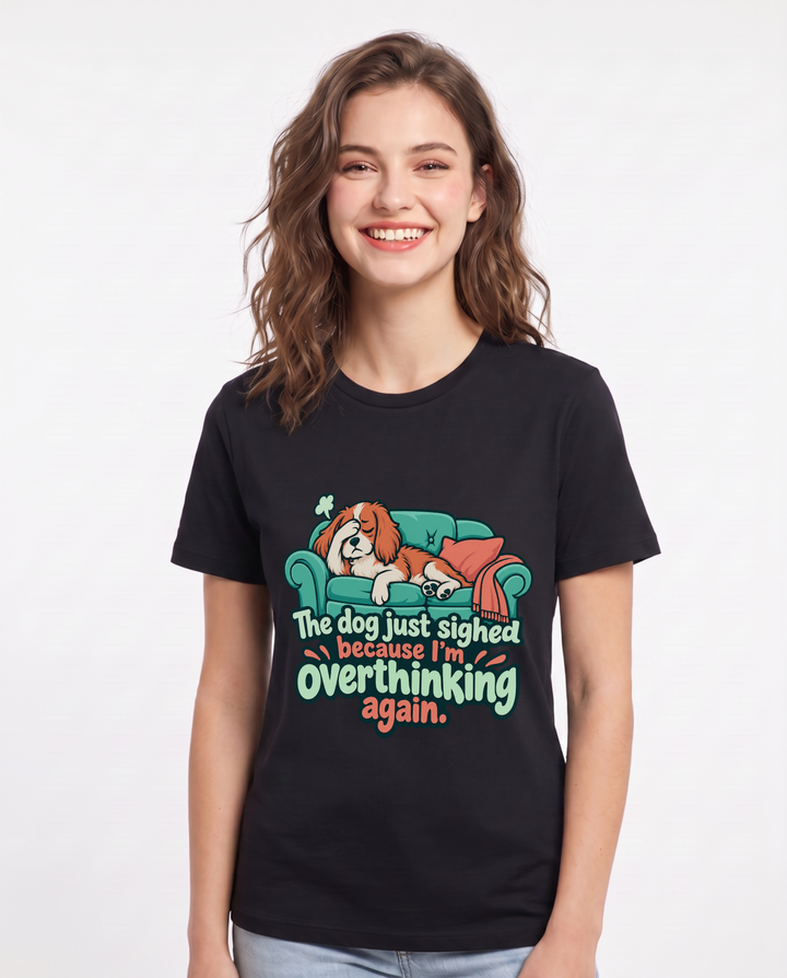 Meme Black T-Shirt for Women – Everyday Expression Graphic Tee product image 3