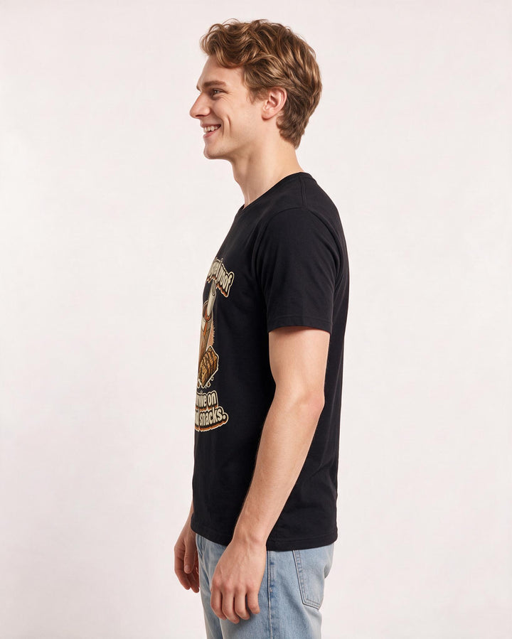 Graduation Black T-Shirt for Men – Everyday Expression Graphic Tee product image 2