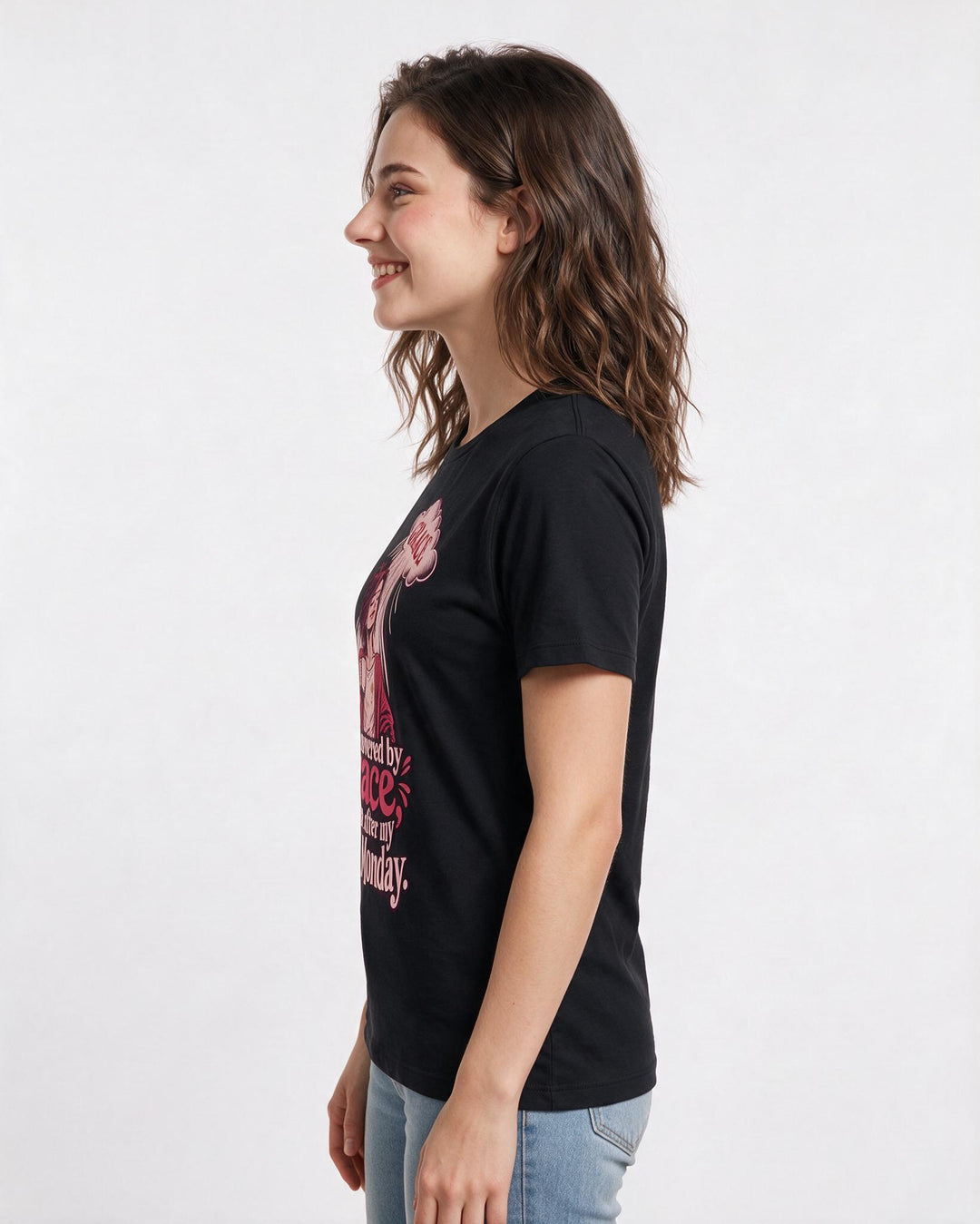 Christian Faith Black T-Shirt for Women – Everyday Expression Graphic Tee product image 2