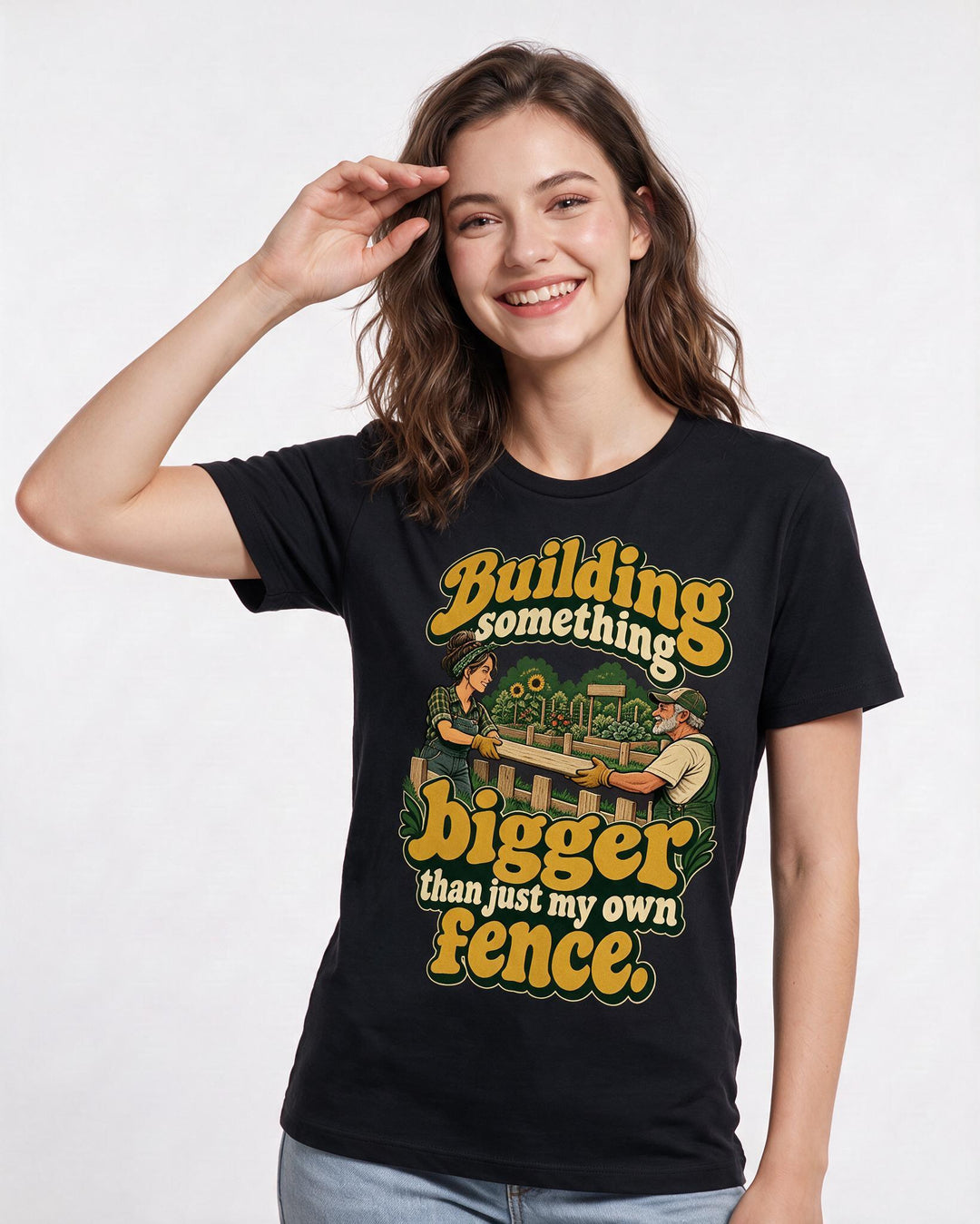 Patriotic Black T-Shirt for Women – Everyday Expression Graphic Tee product image 1