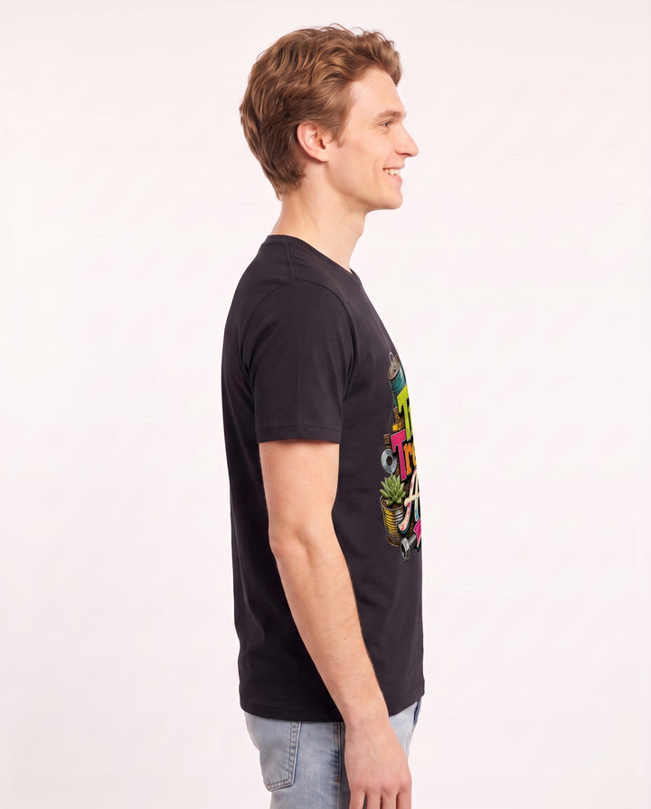 Trash to Treasure Artist Men's Black T-Shirt product image 3