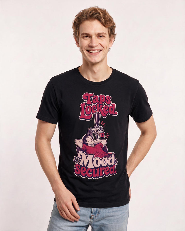 Beer Black T-Shirt for Men – Everyday Expression Graphic Tee product image 3