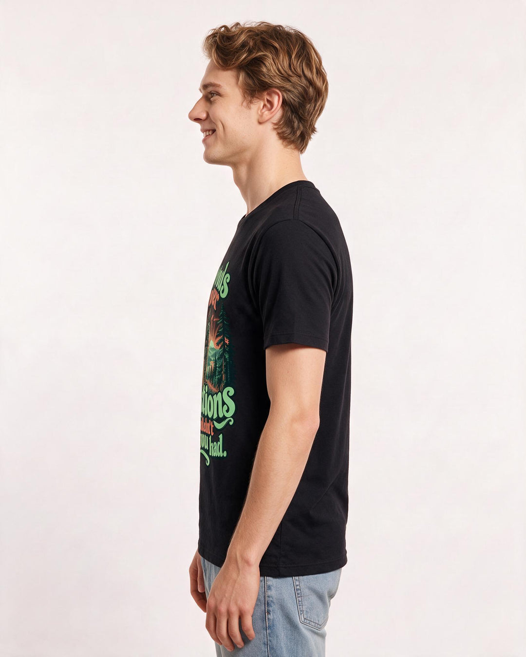 Hunting Black T-Shirt for Men – Everyday Expression Graphic Tee product image 2