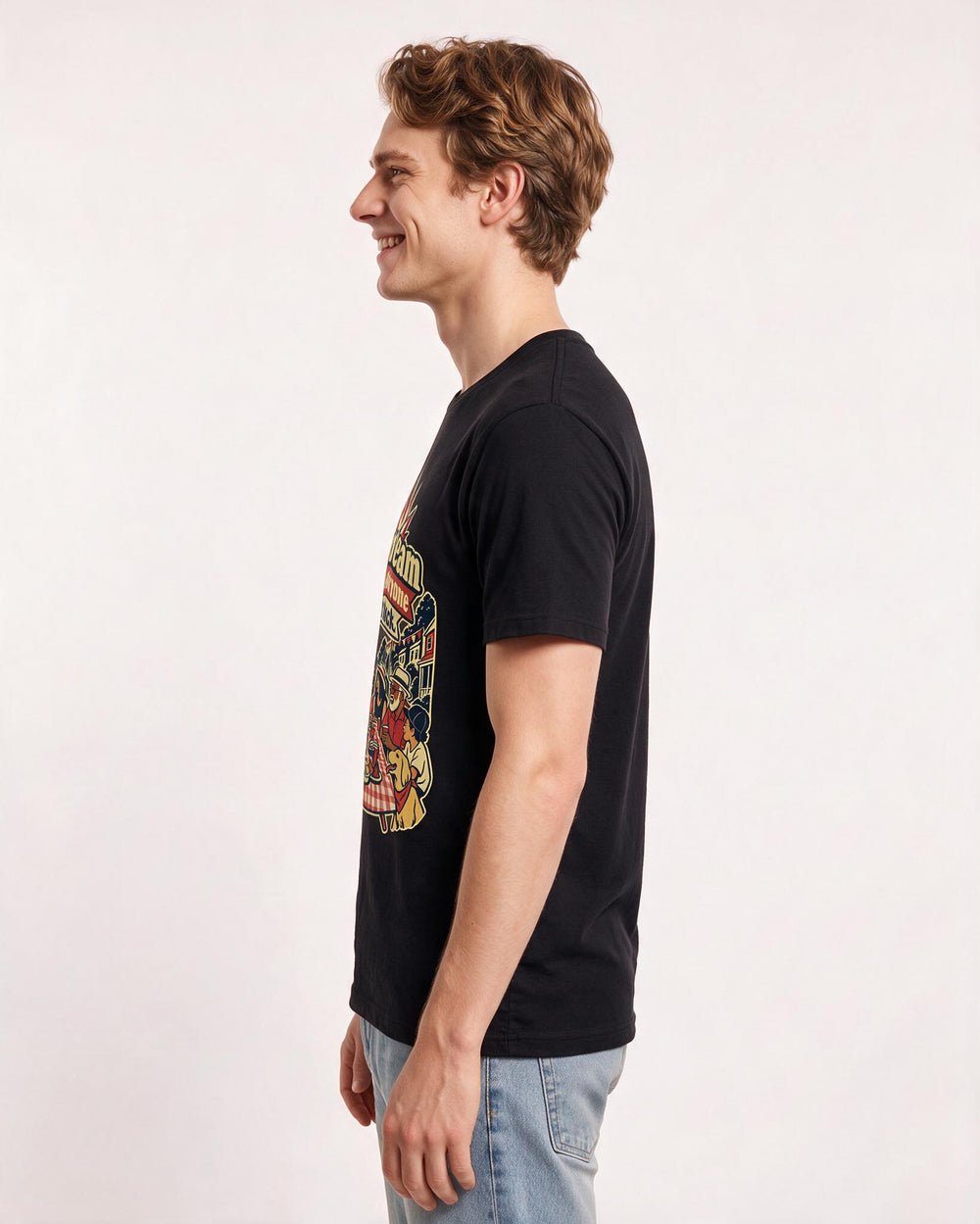 Patriotic Black T-Shirt for Men – Everyday Expression Graphic Tee product image 2