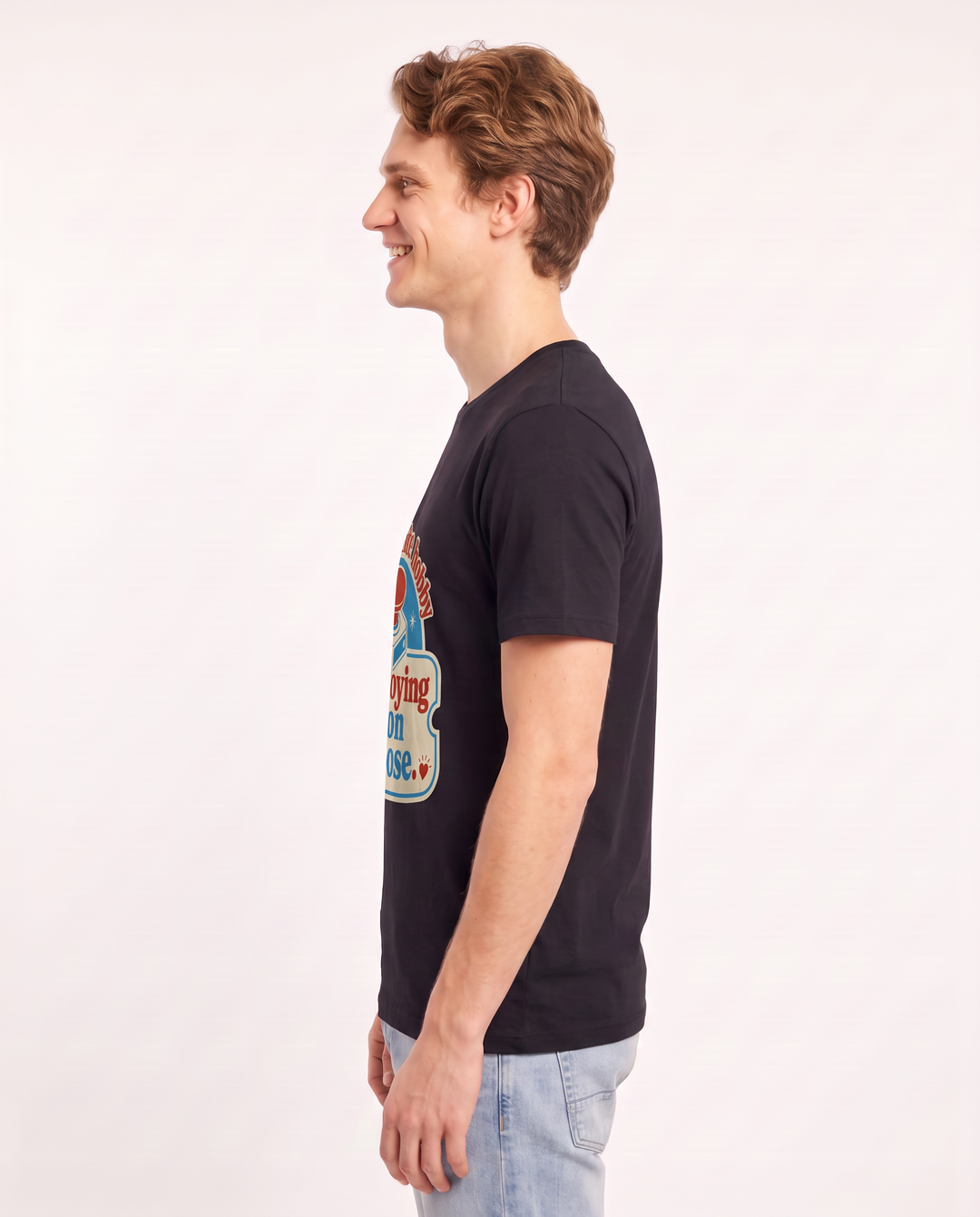 Couples Men's Black T-Shirt - My favorite hobby is annoying you on product image 2