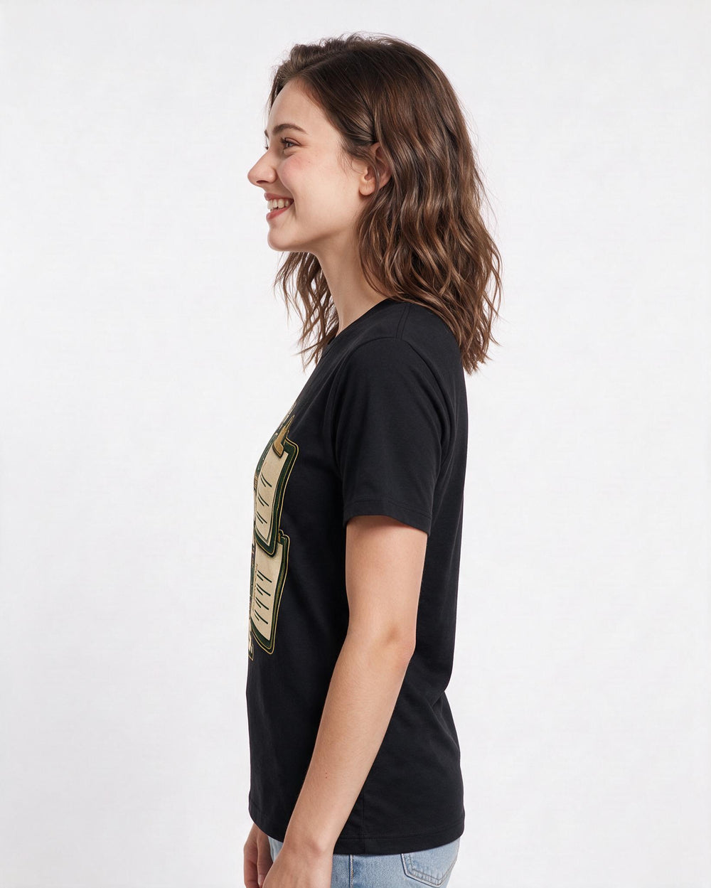 Political Statement Women's Black T-Shirt – I don't vote for fan clubs. I vote for results. product image 2