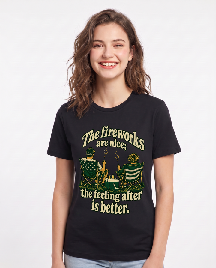 Patriotic Black T-Shirt for Women – Everyday Expression Graphic Tee product image 3