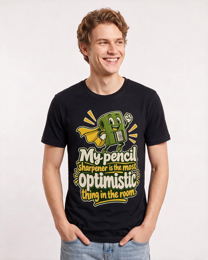 Teacher Black T-Shirt for Men – Everyday Expression Graphic Tee product image 1