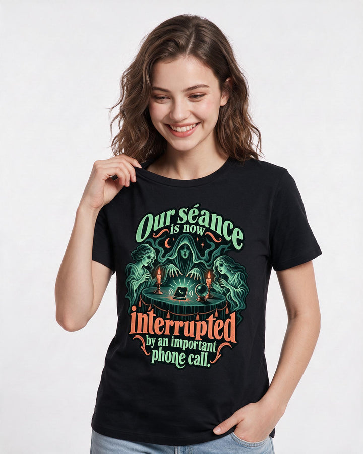Halloween Black T-Shirt for Women – Halloween Theme Graphic Tee product image 1