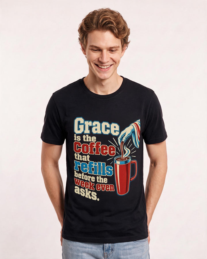 Christian Faith Black T-Shirt for Men – Everyday Expression Graphic Tee product image 1