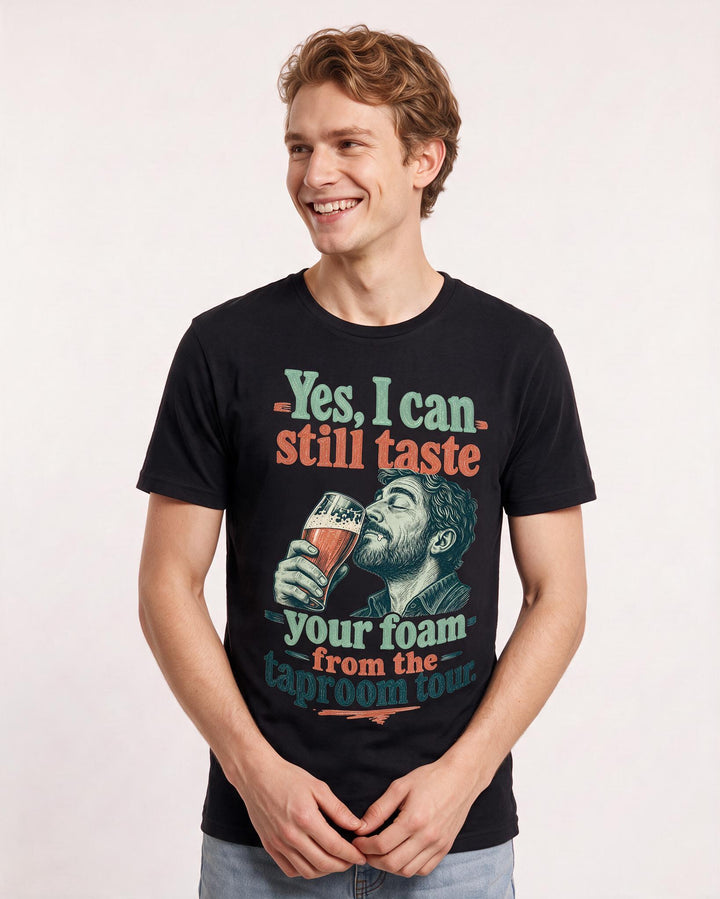 Beer Black T-Shirt for Men – Everyday Expression Graphic Tee product image 3