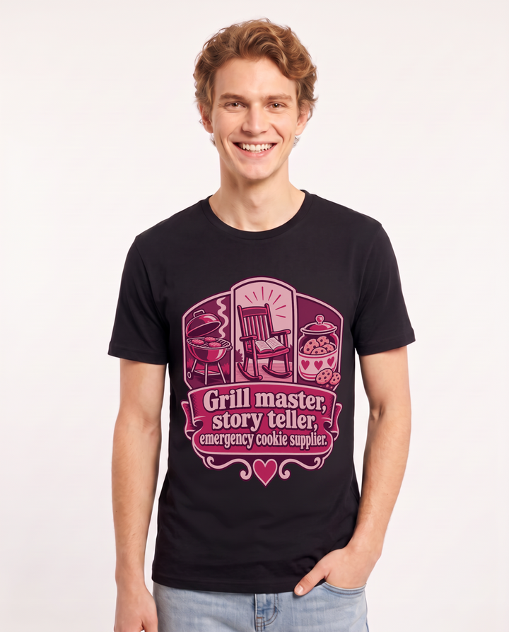 Family Black T-Shirt for Men – Everyday Expression Graphic Tee product image 3