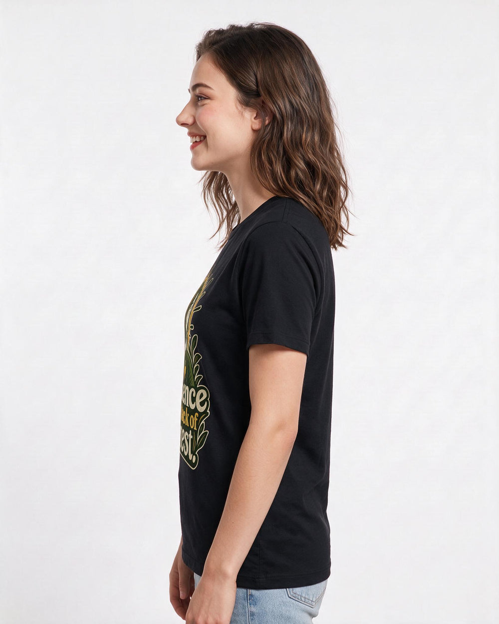 Neurodiversity Black T-Shirt for Women – Everyday Expression Graphic Tee product image 2