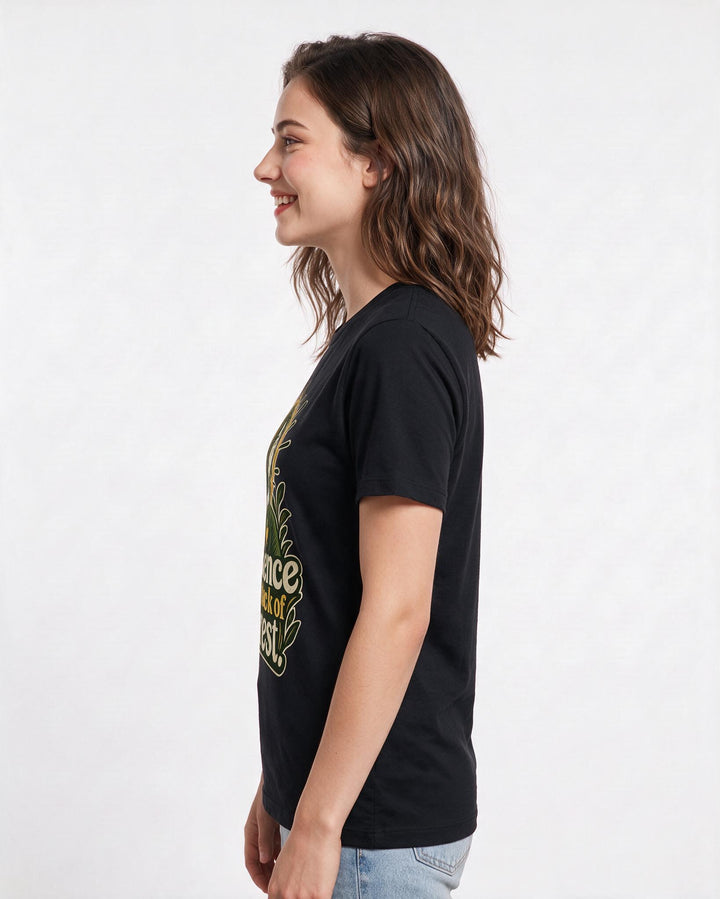Neurodiversity Black T-Shirt for Women – Everyday Expression Graphic Tee product image 2