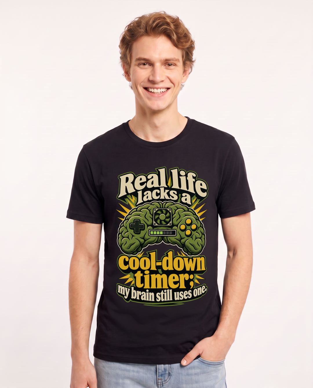 Gaming Black T-Shirt for Men – Game Night Graphic Tee product image 3