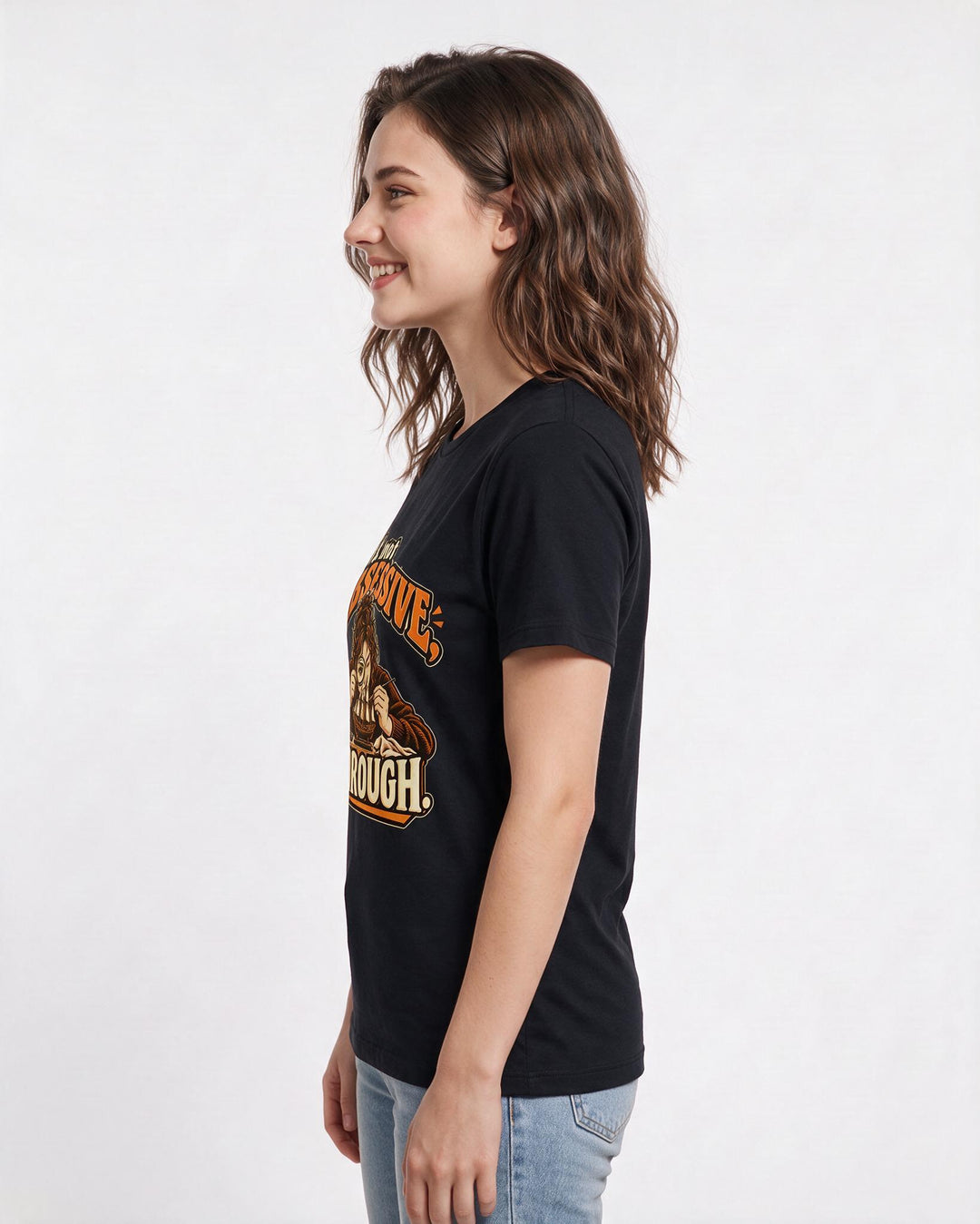 Neurodiversity Black T-Shirt for Women – Everyday Expression Graphic Tee product image 2