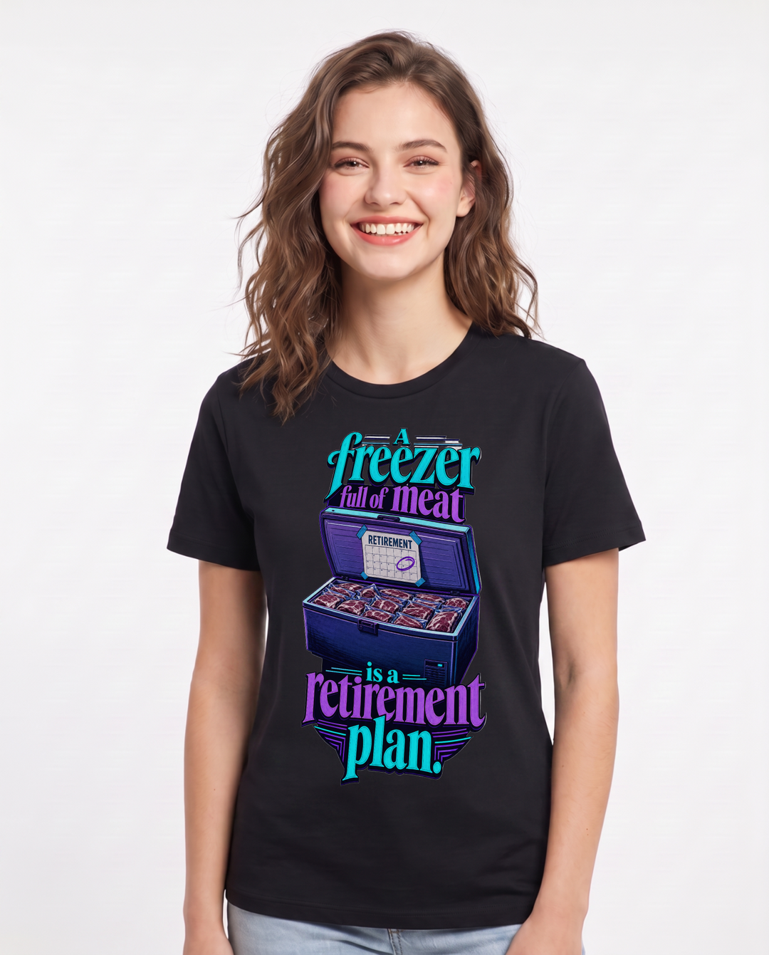 Hunting Black T-Shirt for Women – Everyday Expression Graphic Tee product image 3