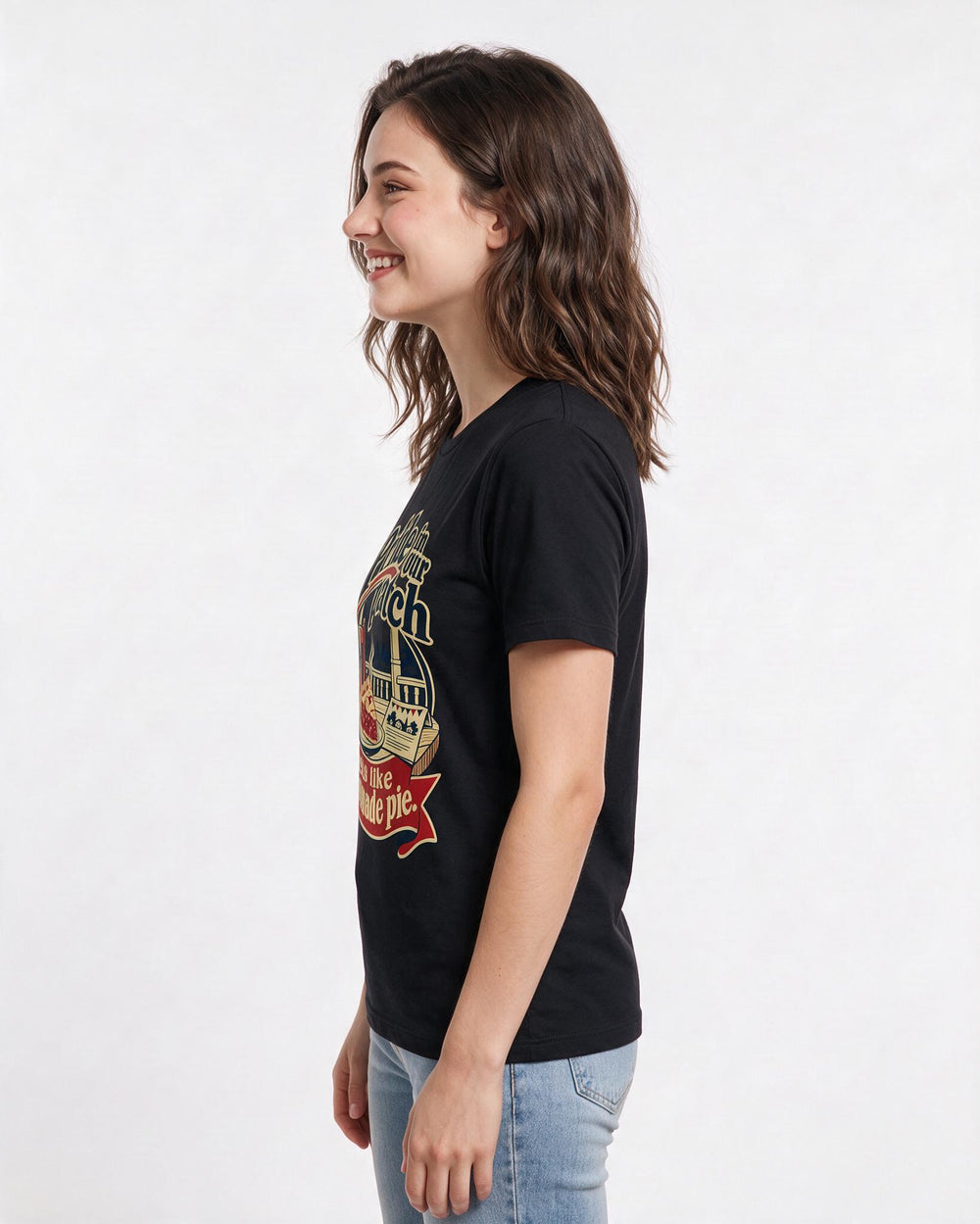 Patriotic Black T-Shirt for Women – Everyday Expression Graphic Tee product image 2