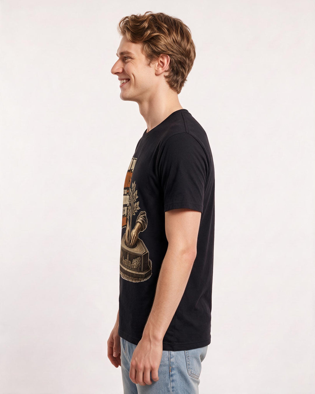 Patriotic Black T-Shirt for Men – Everyday Expression Graphic Tee product image 2