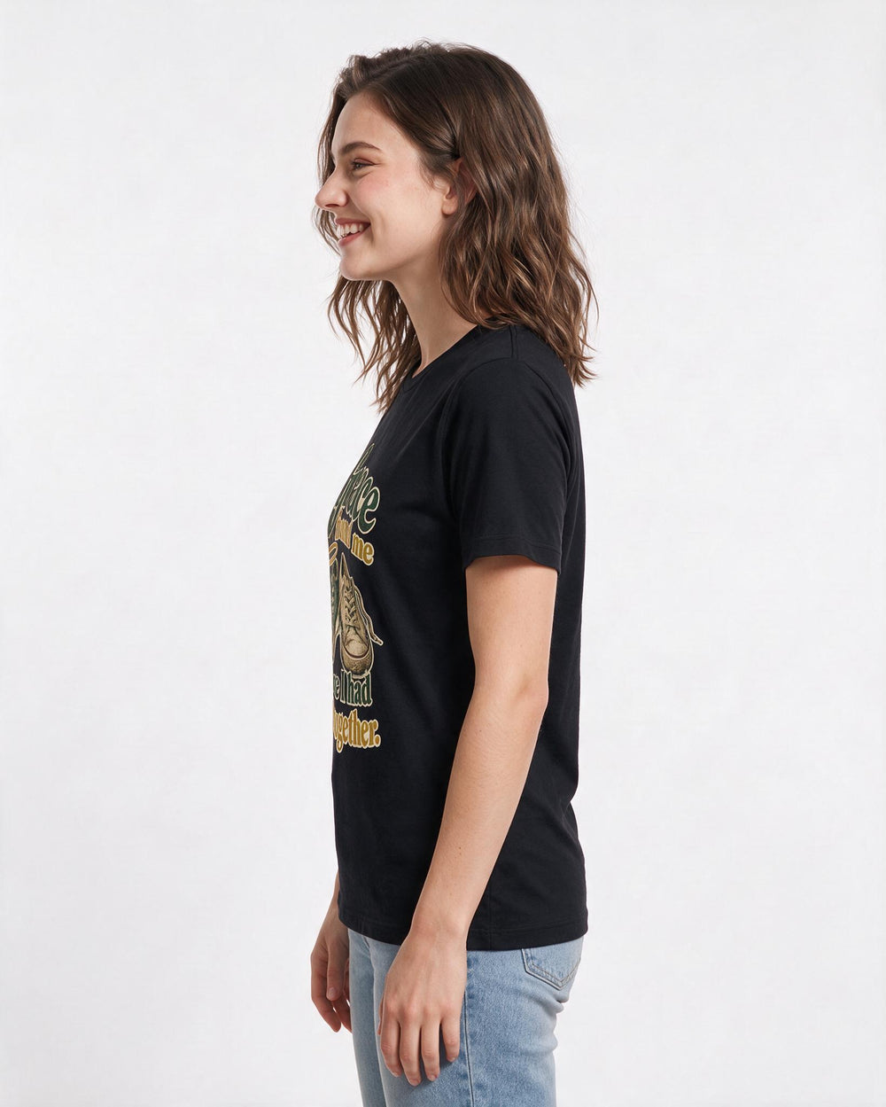 Christian Faith Black T-Shirt for Women – Everyday Expression Graphic Tee product image 2