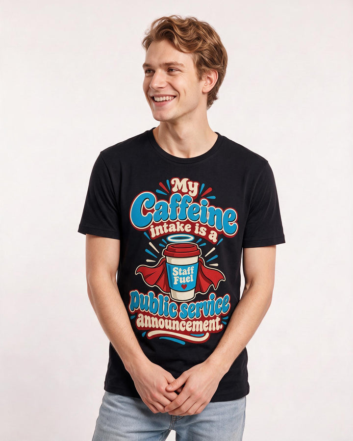 Teacher Black T-Shirt for Men – Everyday Expression Graphic Tee product image 1