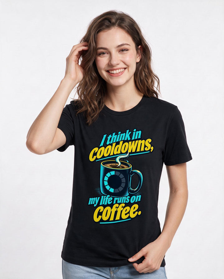 Gaming Black T-Shirt for Women – Game Night Graphic Tee product image 1
