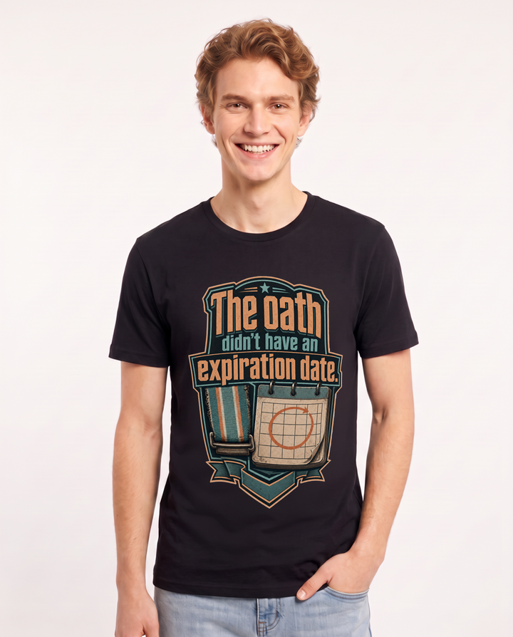 Veteran Black T-Shirt for Men – Everyday Expression Graphic Tee product image 3