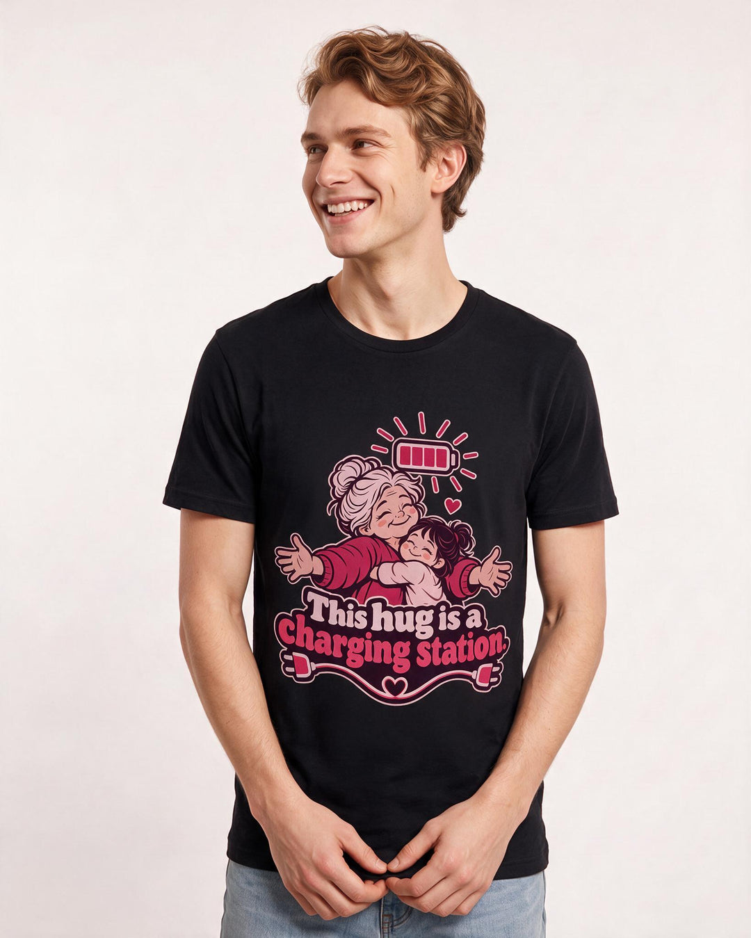 Mom Black T-Shirt for Men – Everyday Expression Graphic Tee product image 1