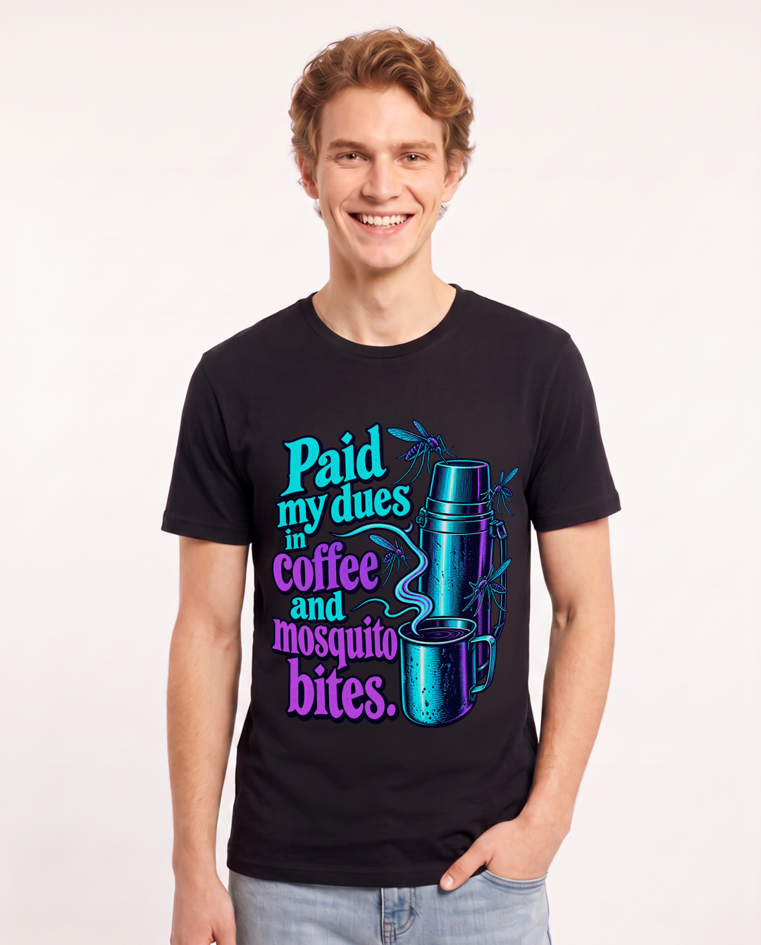Hunting Black T-Shirt for Men – Everyday Expression Graphic Tee product image 3