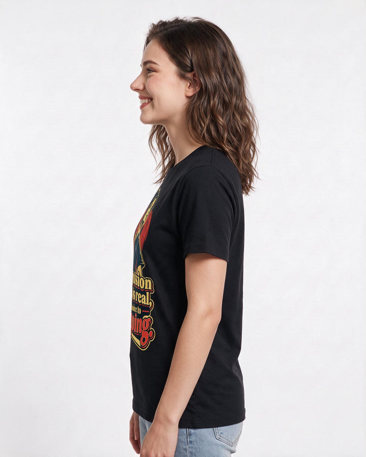 Nurse Black T-Shirt for Women – Nursing Life Graphic Tee product image 2