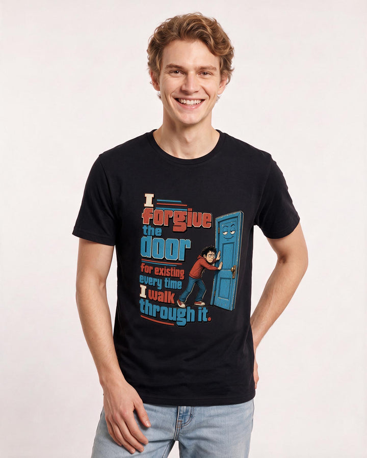 Meme Black T-Shirt for Men – Everyday Expression Graphic Tee product image 1