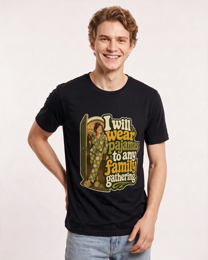 Mom Black T-Shirt for Men – Everyday Expression Graphic Tee product image 1