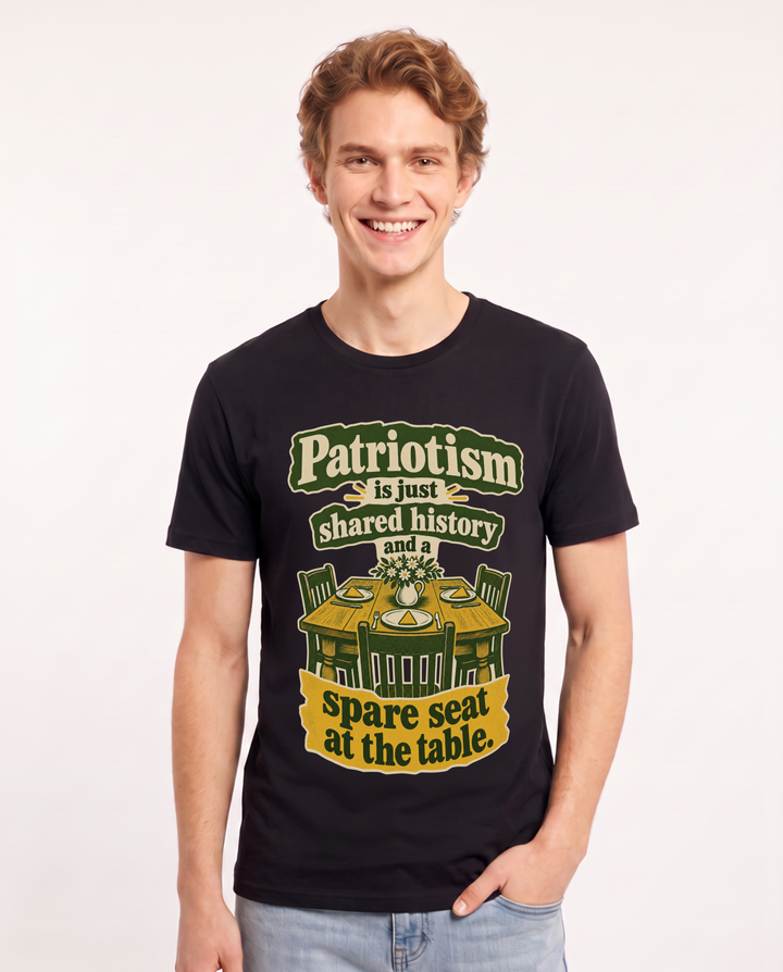 Patriotic Black T-Shirt for Men – Everyday Expression Graphic Tee product image 3