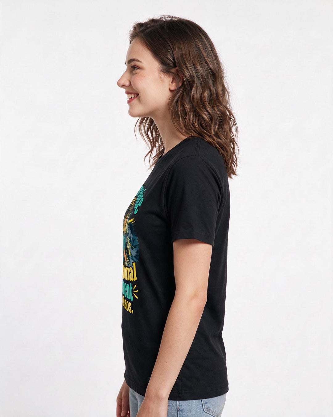 Nurse Black T-Shirt for Women – Nursing Life Graphic Tee product image 2